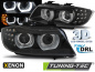 Preview: 3D LED Tagfahrlicht Angel Eyes Scheinwerfer für BMW 3er E90/E91 LCI 09-11 schwarz